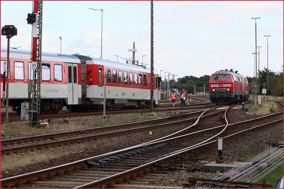 Zugunfall in Niebüll Syltshuttle IC Deutsche Bahn