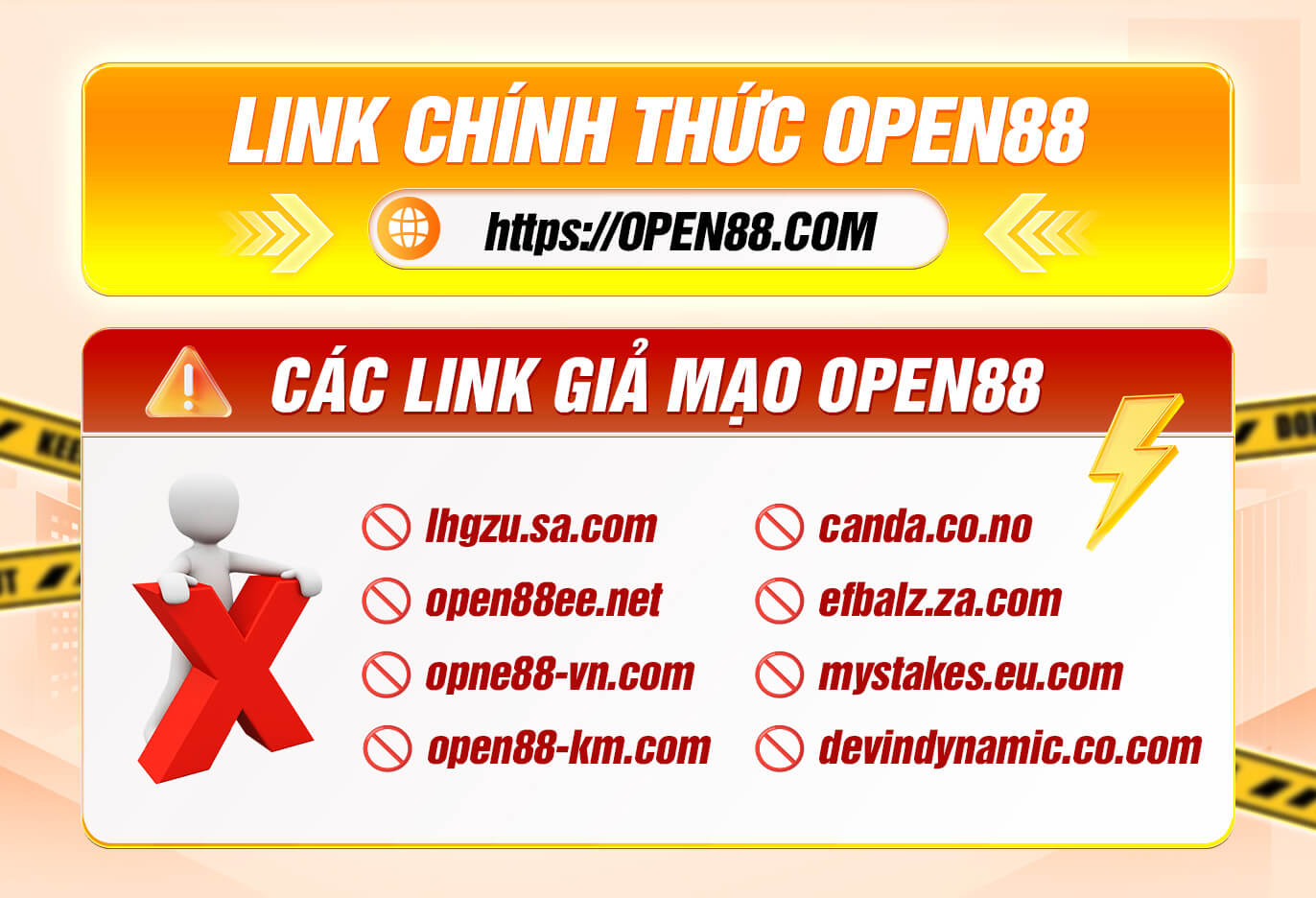 open88 cảnh báo